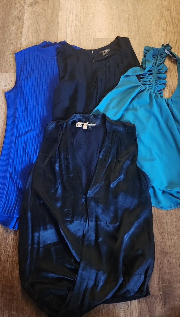 Lot Of 4 Blouses,